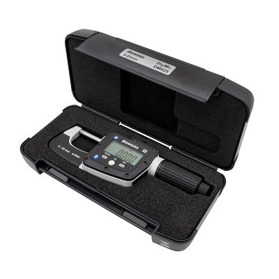 BOWERS IP67 Digital Mikrometerskrue 0-25x0,001 mm med roterende spindel og Bluetooth IOT